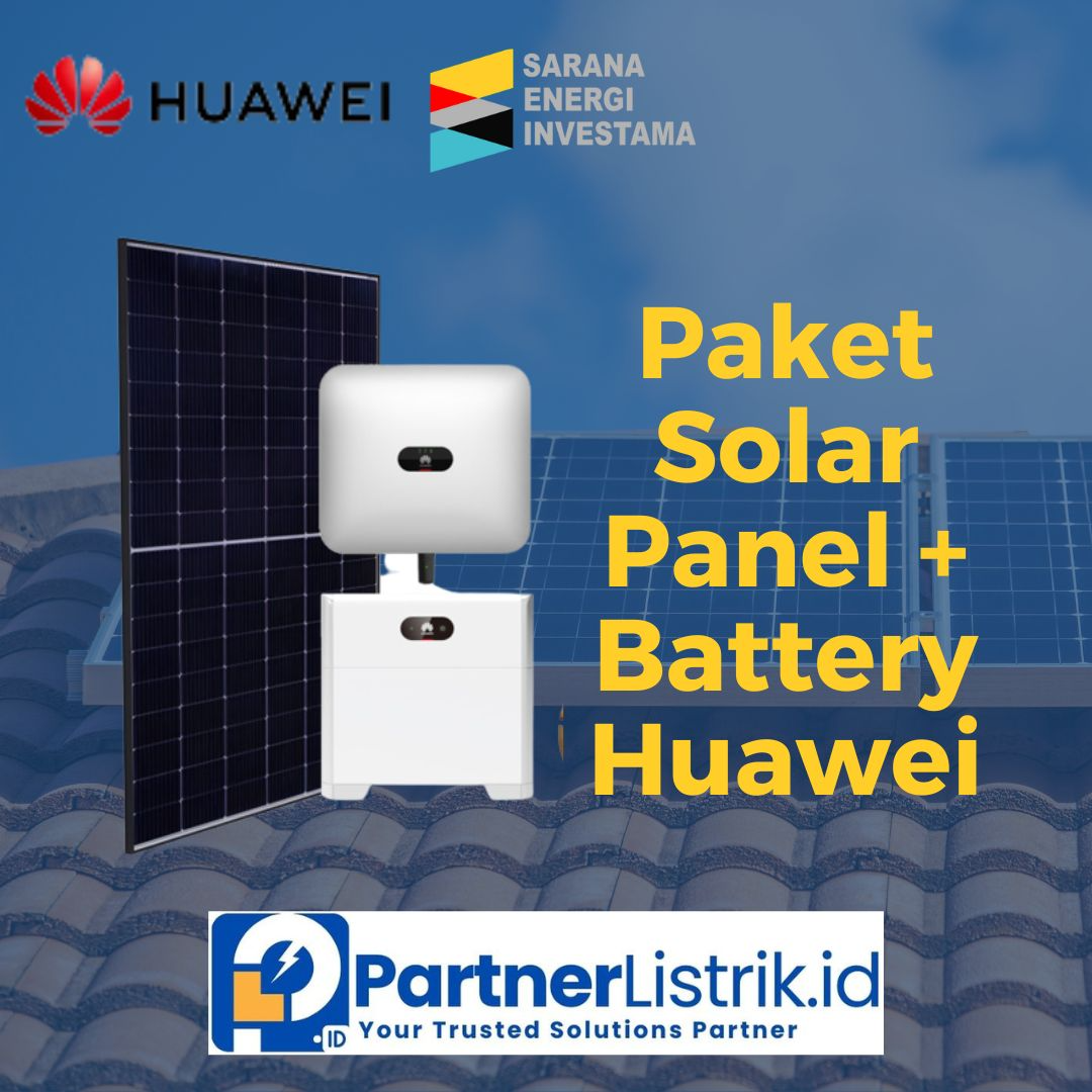 Paket Solar Panel dan Baterai Huawei